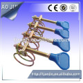 Double wires hose clamp with handle
